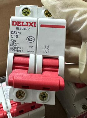 DZ47S 2P 40A 小型断路器 家用 220V 空气开关 单相空开开关 现货