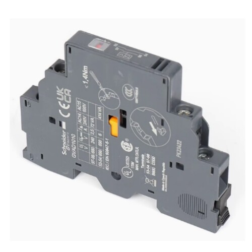 正品施耐德GVAD1010/0101电动机保护器辅助触头 故障信号左侧安装