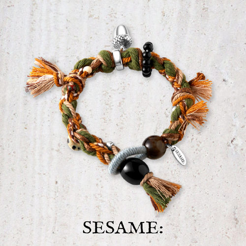 飒米SESAME森林之环藏式编织手绳