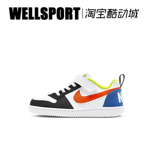 NIKE耐克COURT儿童魔术贴防滑舒适休闲低帮板鞋 DQ5355 181 DV9114