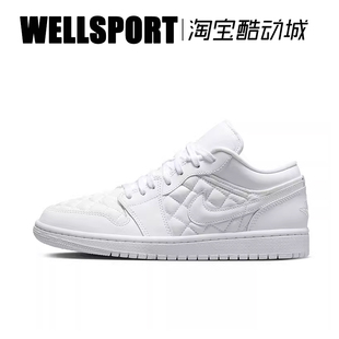 AJ1低帮女款 100 Air Low DB6480 Jordan 复古潮流纯白休闲篮球鞋