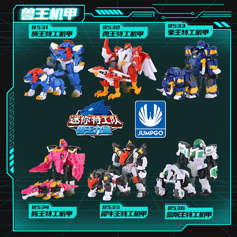 S4迷你特工队玩具兽王力