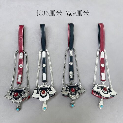 鑫缘藏饰藏区藏式腰间藏族婚庆时尚带链钱包饰品锅庄舞女链条腰链