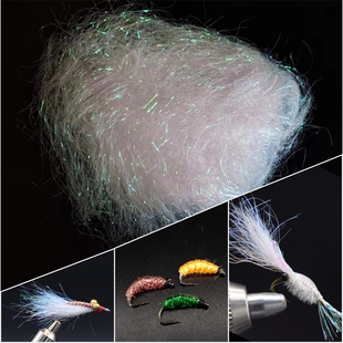 冰丝纤维  飞蝇钩路亚毛钩 冰丝虾查理小鱼若虫躯体绑制材料
