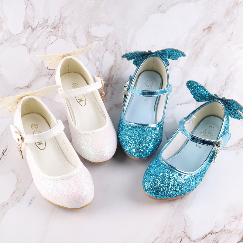 冰雪奇缘新款花童礼服舞台公主鞋