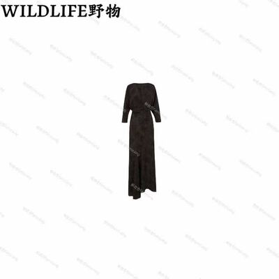 WILDLIFE｜西班牙小众裹身桑蚕丝连衣裙C-001M7563