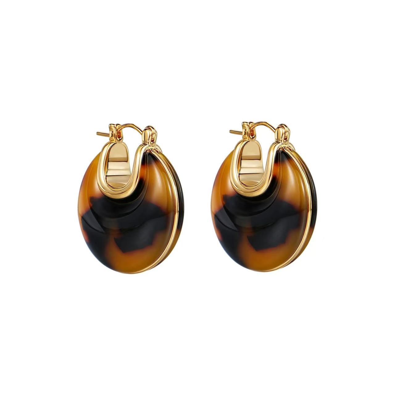 【线下700¥】高级感U形双面耳环C-001M6664