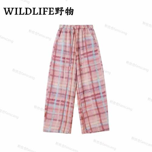 WILDLIFE｜系带松紧腰亚麻裤 这个颜色好夏天C-001M7568
