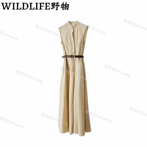 WILDLIFE｜max棉质无袖连衣裙C-001M7517