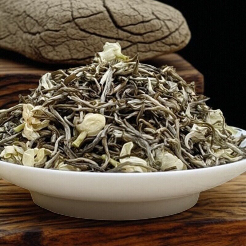 广西横县茉莉花茶新茶白雪芽小金针浓香型500g散装窑花茉莉香茶叶