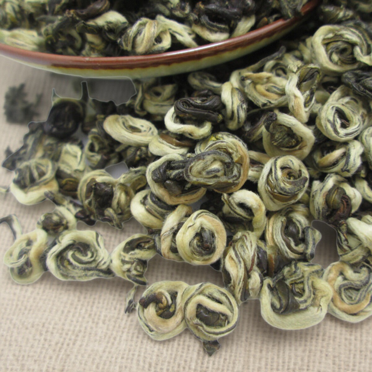 云南绿茶今年早春茶1#碧螺春滇绿绿茶散装特色产区绿茶特级500g装