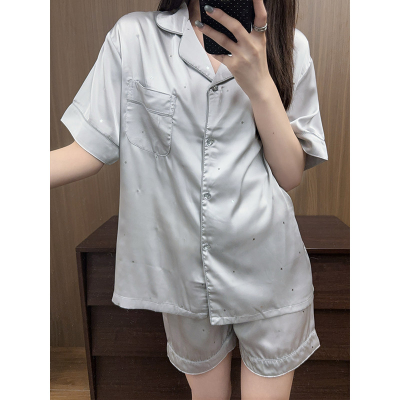 韩系星星睡衣女高级感夏季