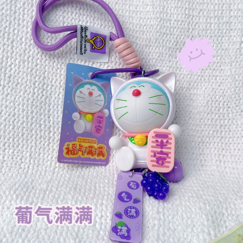 正版哆啦a梦公仔盲盒福气满满系列摆件招财猫可爱创意收藏礼物