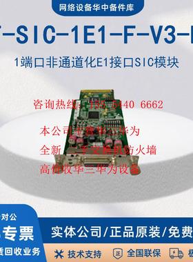RT-SIC-1E1-F-V3-H3/RT-SIC-2E1-F-H3 MSR56系列 SIC模块H3C/华三