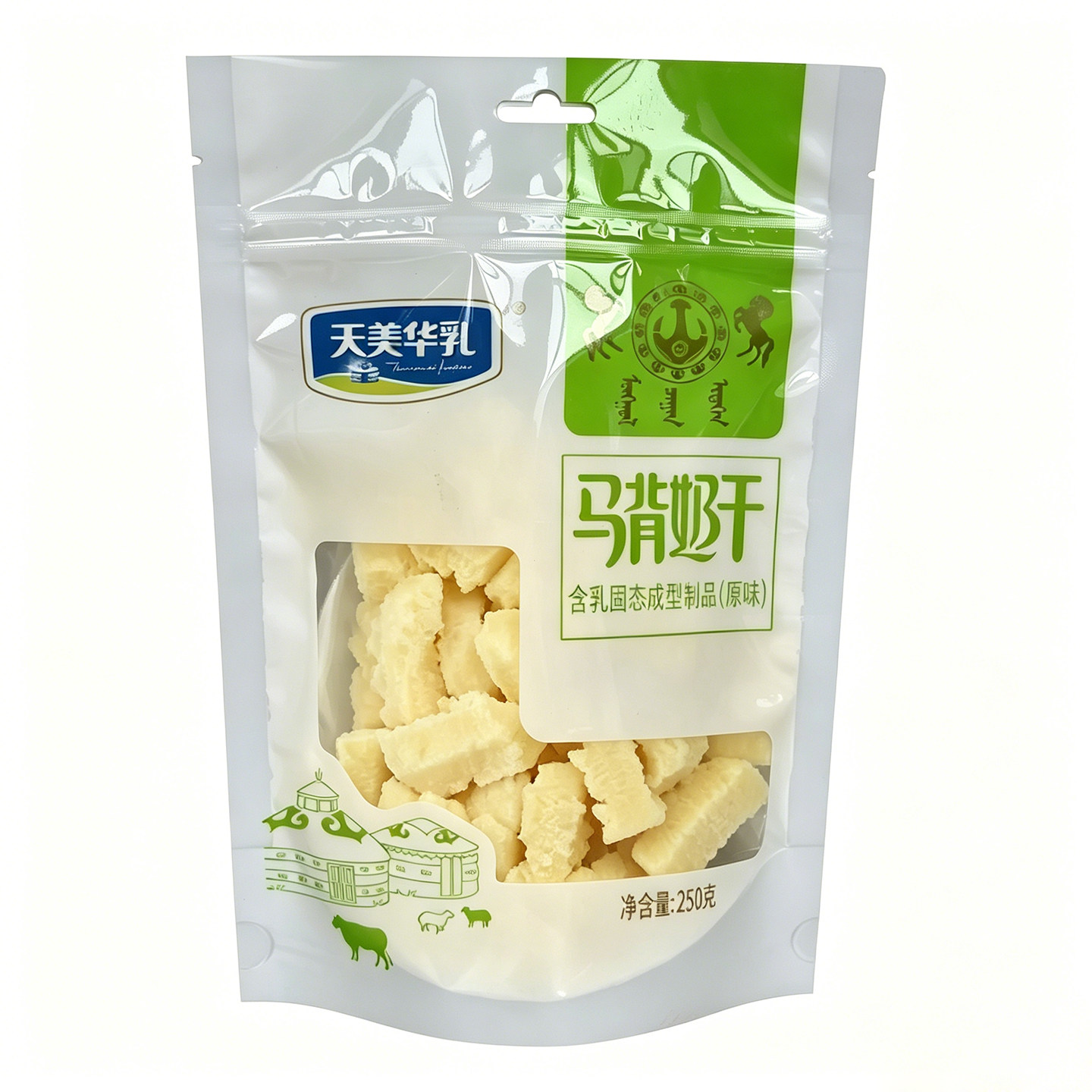 天美华乳内蒙古奶酪奶制品袋装原味酪丹内蒙古特产