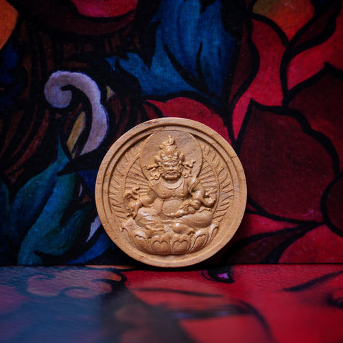 西藏千年桃木木擦擦文殊雷击木