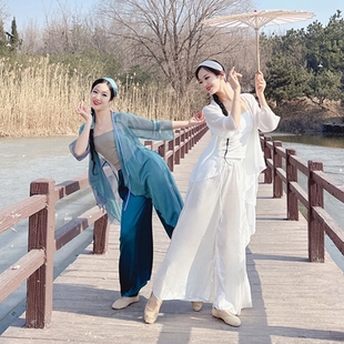 古典舞蹈服飘逸女纱衣仙中国风演出服古风青蛇白蛇前世今生舞蹈服