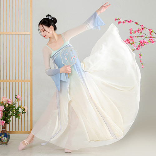 古典舞舞蹈服女飘逸汉唐齐胸古风