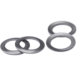 304锁紧垫片 不锈钢防松垫圈双面齿蝶形防滑垫M3-M36 DIN9250