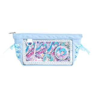 蓝果笔袋痛包痛笔袋透明吧唧小食量学生考试专用文具袋儿童铅笔袋大容量文具盒男女孩款简约便携收纳袋高颜值