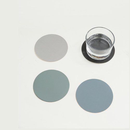 咖啡创意ins极简啤酒皮革杯垫