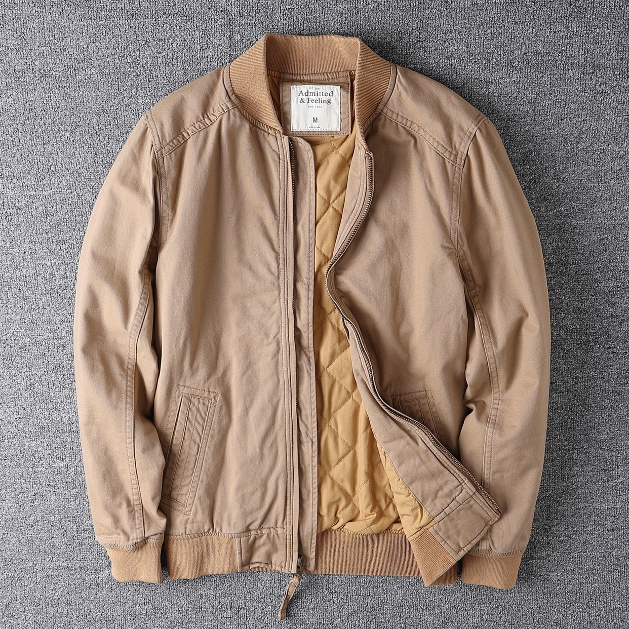 欧美复古冬季男装休闲纯棉加厚修身迷彩棒球服棉衣棉袄夹克外套潮