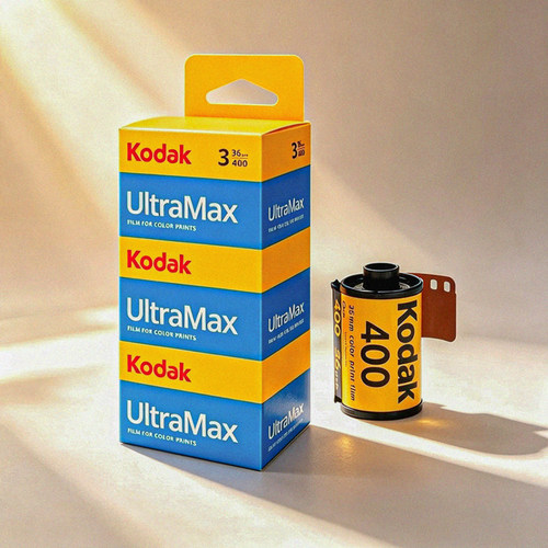 柯达全能400胶卷一盒3卷装36张Kodak正品135彩色负片 C41冲洗工艺