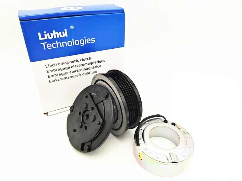 适用长安欧诺 神骐 睿行空调压缩机离合器泵头皮带轮轴承线圈吸盘