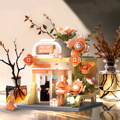 哲高拼装积木组装模型6岁以上