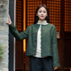 宽松大码 玉想若茶秋冬新品 棉衣唐装 原创女装 女士保暖显瘦棉袄 中式