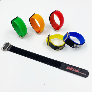 日字扣模型扎带 反扣魔术贴绑带更稳固 电源理线带束线带宽2-2.5C