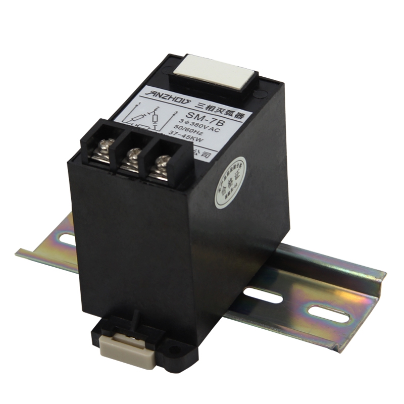 安州三相灭弧器SM-6B,SM-7B,SM-38B导轨式抗干扰阻容抑制器