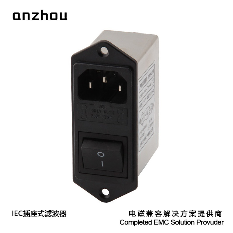 安州EMI FILTER插座式电源滤波器CW2C-3A-T,CW2C-6A-T,CW2C-10A-T