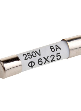 6*25mm陶瓷保险管 RO57 8A 250V熔断器 R057 8A保险丝6×25mm