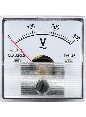 电压表DH-45 5V10V15V20V30V40V50V75V100V150V200V250V300V400V