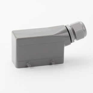 侧出上壳 PG21 M25 双扣 M32 16芯32芯重载连接器外壳H16B