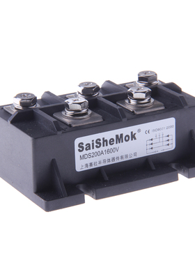 SaiSheMOK赛社 MDS200A1600V 150A200A三相整流模块 MDS150A1600V