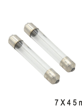 7*45mm 玻璃管保险丝 JD1A调速表保险丝1A2A3A4A5A6A7A8A10A15A