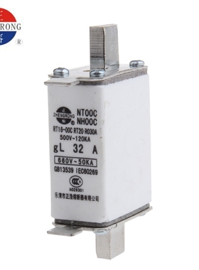 正熔熔断器 NH00C NT00C 32A 熔断器体RT16-00C RT20 R030A 32A