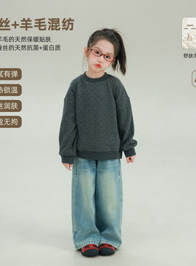 utouto冬季蝴蝶结加绒卫衣