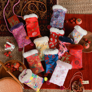 utouto大耳象女童年服小包包2025冬季 宝儿国潮风斜跨儿童包 新款