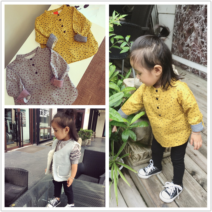 Chemise fille à manche longue - Ref 2085290 Image 1