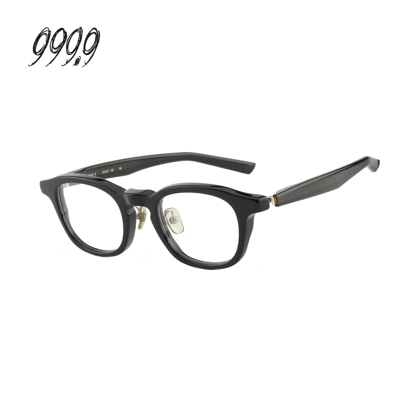 FOUR NINES 999.9眼镜框男日本手作逆R铰链板材光学镜架女NP-01W