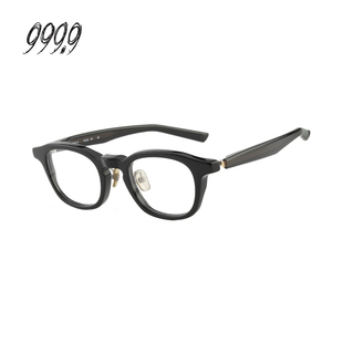 FOUR NINES 999.9眼镜框男日本手作逆R铰链板材光学镜架女NP-01W