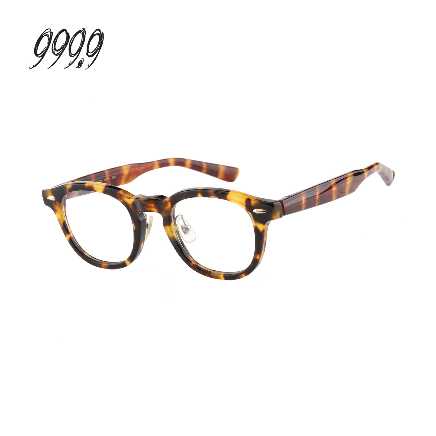 【门店自提】999.9眼镜日本手工全框圆形镜架近视镜男女款FN-0146