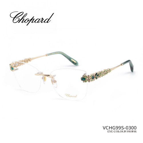 【门店现货】CHOPARD萧邦眼镜无框女珠宝高奢镜架可配镜片VCHG99S