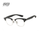 999.9眼镜框男日本手作粗框眉线镜架可配度数镜片M FOUR NINES