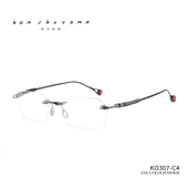 KEN KO307 OKUYAMA奥山清行眼镜无框高级设计感镜框钛架镜框男女款