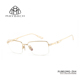 金丝镜架手工近视钛架PUB02 MAYBACH迈巴赫眼镜框男士 门店自提