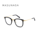 806 GMS 正品 增永眼镜框MASUNAGA男方形近视女日本手工复古钛